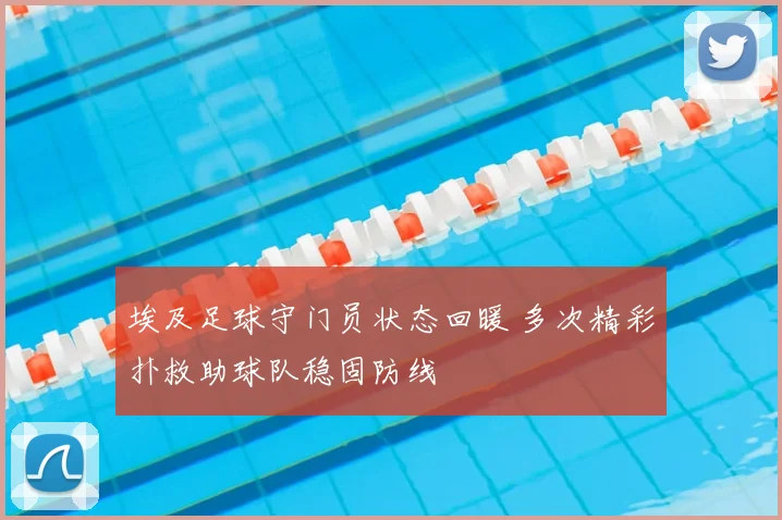 埃及足球守门员状态回暖 多次精彩扑救助球队稳固防线